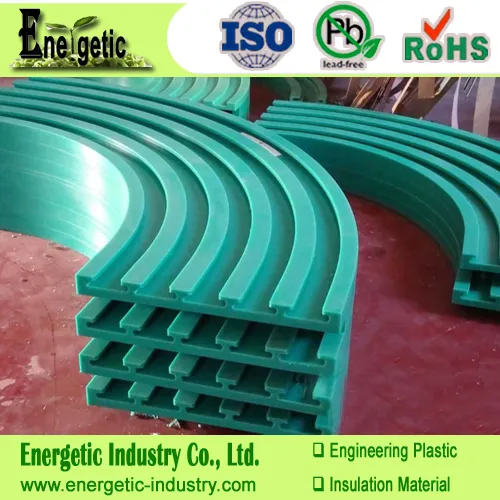 Machining Plastic Nylon 6 Guide Rails, UHMW Guide Rails, UHMW Channel, UHMW Chain Guide, UHMW Plastic